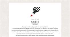 Desktop Screenshot of chess.briggenteater.se