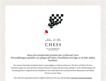 Tablet Screenshot of chess.briggenteater.se